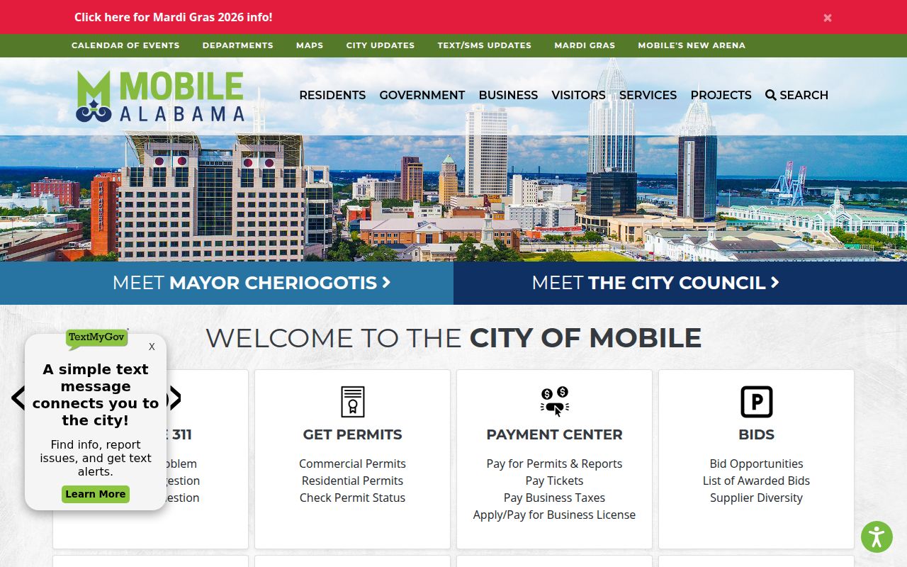 City of Mobile official government website